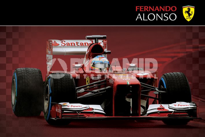 Ferrari (Alonso) Maxi Poster By: Eur:22,75 Ден1:139