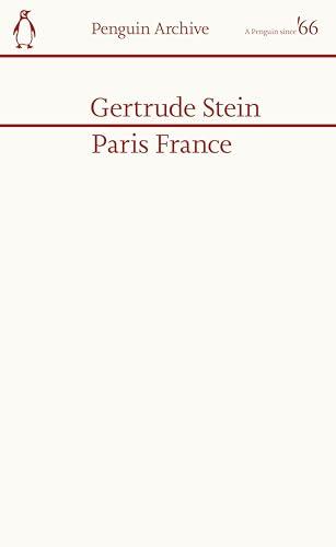 Paris France By:Stein, Gertrude Eur:4,86 Ден2:499