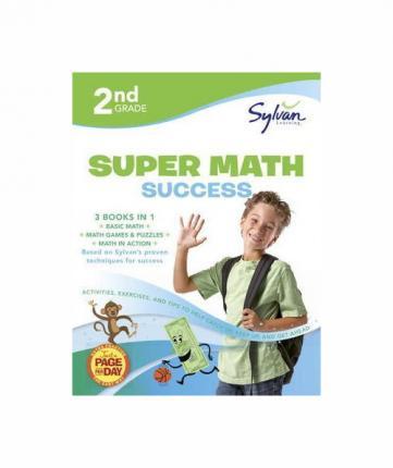 2nd Grade Jumbo Math Success Workbook : 3 Books in 1--Basic ic Math, Math Games and Puzzles, Math in Action; Activities , Exercises, and Tips to Help By:Learning, Sylvan Eur:11,37 Ден2:1999