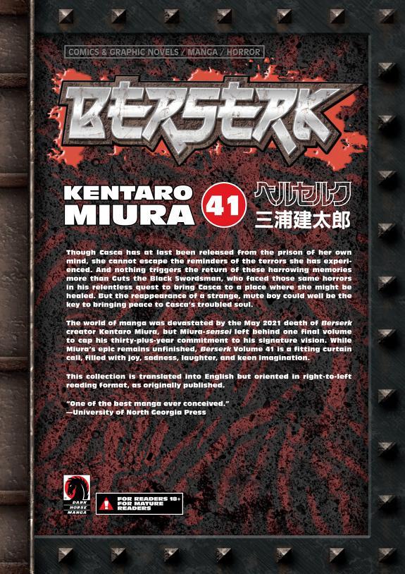 Berserk, Vol. 41 By:Miura, Kentaro Eur:22,75 Ден2:899