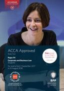 ACCA F4 Corporate and Business Law (English): Study Text By:Media, BPP Learning Eur:52,02 Ден1:350